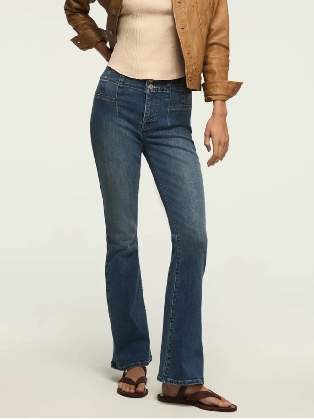 Lucky Brand High Rise Stevie Flare Jeans 25